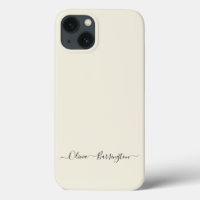 Nombre personalizado de código Minimalista moderno