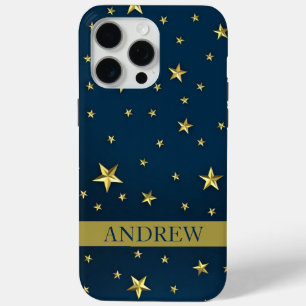 title_seo2 Nombre personalizado de estrellas doradas azul mar