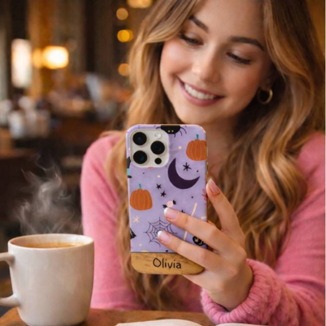 FUNDA DE Case-Mate PARA iPhone NOMBRE PERSONALIZADO DE HALLOWEEN (Subido por el creador)
