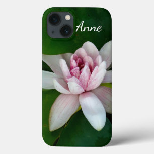 Funda Para iPhone 13 Nombre personalizado de Lotus Blossom