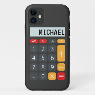 Funda Para iPhone 11 Nombre personalizado de matemática de calculadora