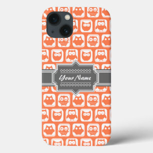 title_seo2 Nombre personalizado de naranja y lechuza gris