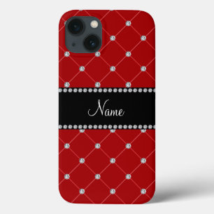 title_seo2 Nombre personalizado de remolino de diamantes rojo