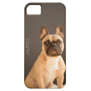 Funda Para iPhone SE/5/5s Nombre personalizado del Bulldog francés   Perro