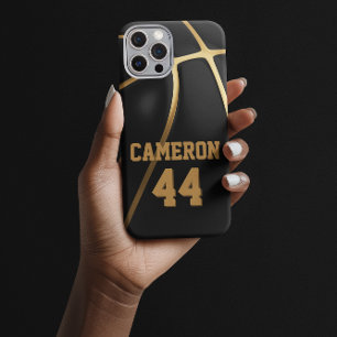Funda Para iPhone 15 Pro Nombre personalizado del estuche del baloncesto de