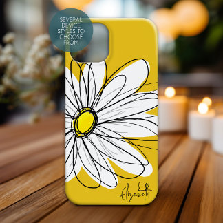 Funda Para iPhone 14 De Case-Mate Nombre personalizado del Ilustracion floral de mod