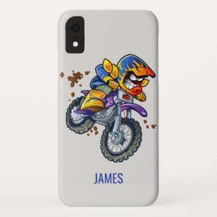 Funda Para iPhone XR Nombre personalizado del Personalizado del motocic