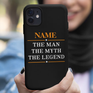 Funda Para iPhone 13 Nombre Personalizado El Hombre El Mito La Leyenda