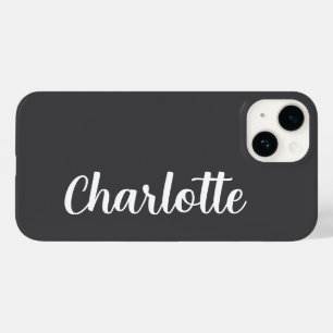 Funda Para iPhone 14 De Case-Mate Nombre personalizado elegante moderno minimalista