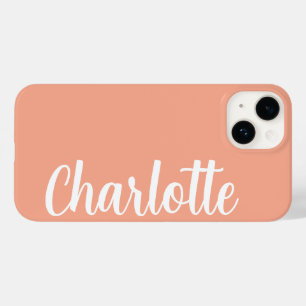 Funda Para iPhone 14 De Case-Mate Nombre personalizado elegante moderno minimalista