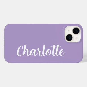 Funda Para iPhone 14 De Case-Mate Nombre personalizado elegante monograma minimalist