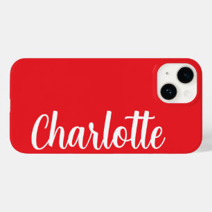 Funda Para iPhone 14 De Case-Mate Nombre Personalizado Estilo Moderno Mínimo Clásico