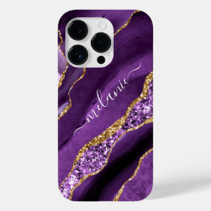 Funda Para iPhone 14 Pro De Case-Mate Nombre personalizado Estuche para iPhone Purple Go