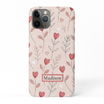 Nombre personalizado floral