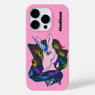 Funda Para iPhone 14 Pro De Case-Mate Nombre personalizado Gay Unicorn