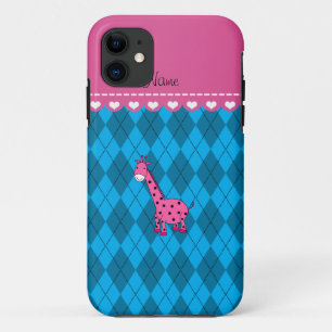 title_seo2 Nombre personalizado girafa rosa estilo azul cielo