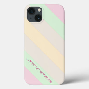 Funda Para iPhone 13 Nombre personalizado Minimalista de la banda Paste