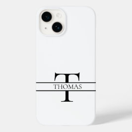 Funda Para iPhone 14 De Case-Mate Nombre personalizado monogramado elegante