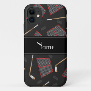 title_seo2 Nombre personalizado palos de hockey negro para ca