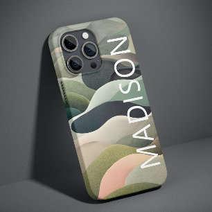 Funda Para iPhone 14 Plus De Case-Mate Nombre Personalizado Patrón Ondulado Abstracto Mod