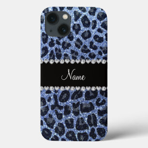 title_seo2 Nombre personalizado purpurina azul claro leopardo