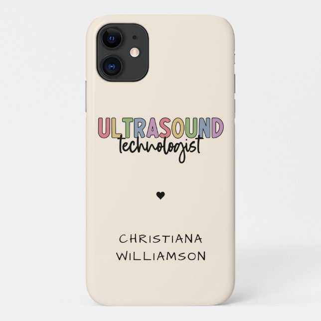 Funda De Case-Mate Para iPhone Nombre personalizado Regalos de Tecnólogos de Ultr (Reverso)
