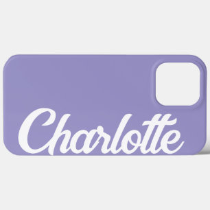 Funda Para iPhone 13 Pro Max Nombre personalizado Simple Moderno Minimalista Fe