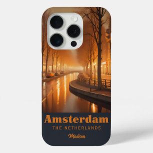 Funda Para iPhone 15 Pro Nombre personalizado / Texto Ámsterdam