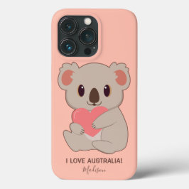 Funda Para iPhone 13 Pro Nombre personalizado, texto y color Amor los estuc