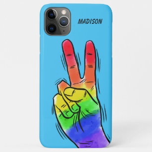 Funda Para iPhone 11 Pro Max Nombre personalizado y color Casos de teléfono Rai