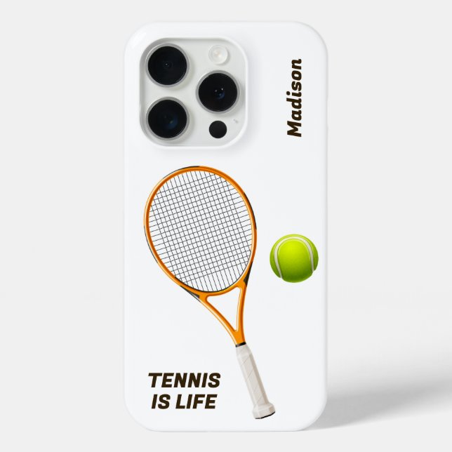 Funda De Case-Mate Para iPhone Nombre personalizado y Tenis de texto (Reverso )