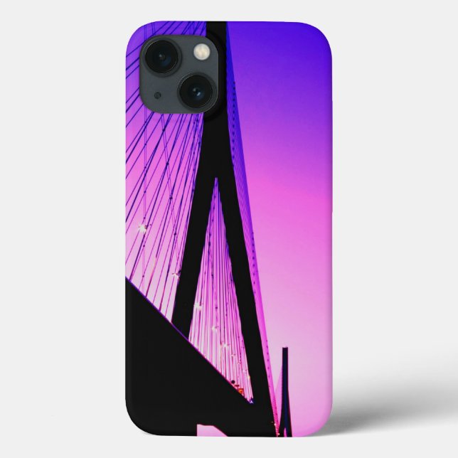 Funda De Case-Mate Para iPhone Normandy Bridge, Le Havre, Francia (Reverso)