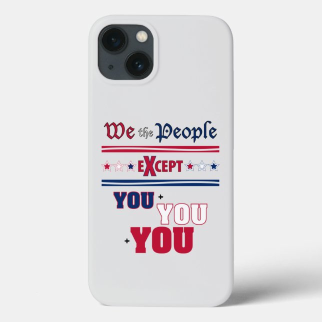 Funda De Case-Mate Para iPhone Nosotros, el pueblo (Reverso)