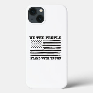 Funda Para iPhone 13 Nosotros, el pueblo, apoyamos el regalo de Trump