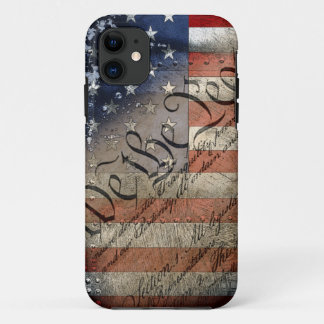Funda Para iPhone 11 NOSOTROS, EL PUEBLO, Vintage Bandera Americana