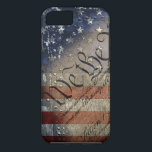 Funda Para iPhone 8/7 Nosotros la bandera americana del vintage de la<br><div class="desc">¡Muestre su libertad con orgullo!</div>