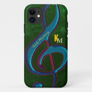 Funda Para iPhone 11 nota musical de clave de nombre