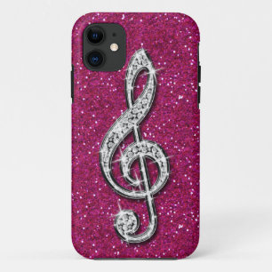 title_seo2 Nota musical de diamante brillante y glitzy impres