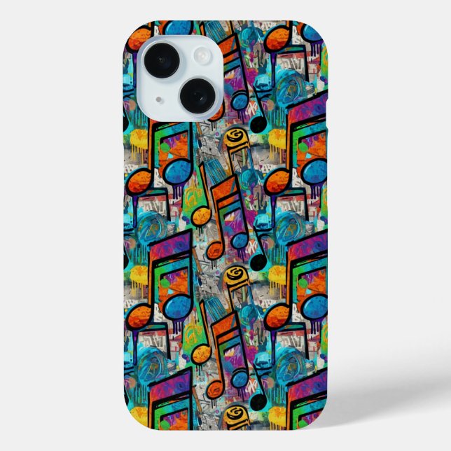 Funda De Case-Mate Para iPhone Nota musical para iPhone (Reverso )