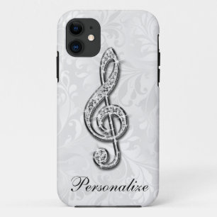 title_seo2 Nota musical personalizada de diamante floral dama