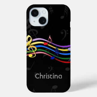 title_seo2 Notas de música personalizada en color arcoiris
