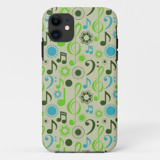 Funda Para iPhone 11 Notas de música y Clefs