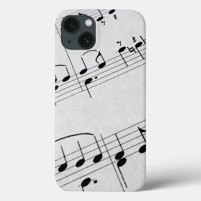 Funda De Case-Mate Para iPhone Notas musicales (Reverso)