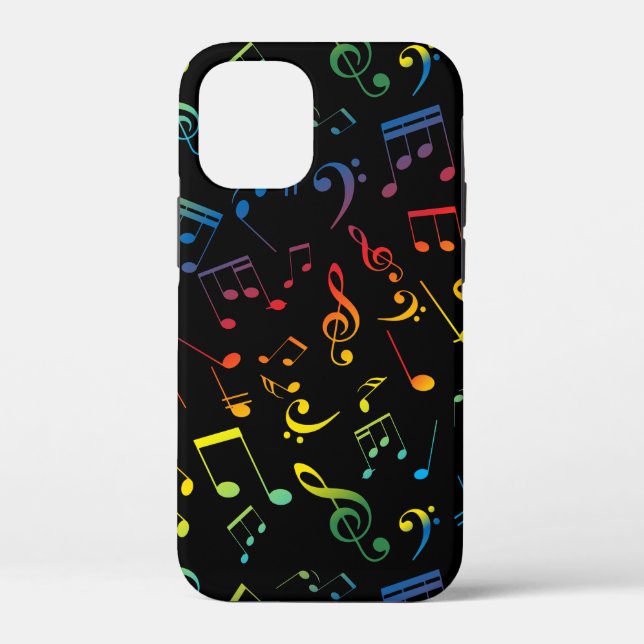 Funda De Case-Mate Para iPhone Notas musicales 5 (Reverso )