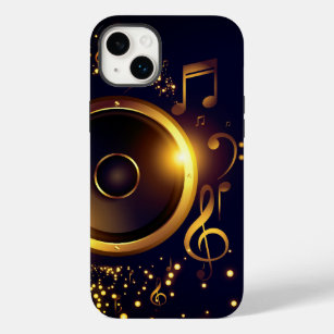 Funda Para iPhone 14 Plus De Case-Mate Notas musicales del orador (todos los teléfonos)