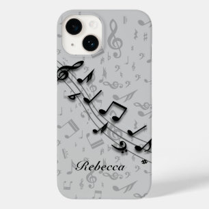 title_seo2 Notas musicales en negro y gris personalizadas