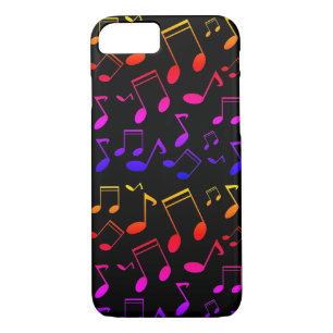 Funda Para iPhone 8/7 Notas musicales negras