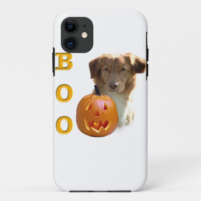 Funda De Case-Mate Para iPhone Nova Scotia Halloween BOO (Reverso)