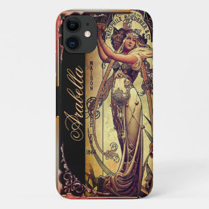 Funda Para iPhone 11 Noveau de arte elegante ropa publicitaria