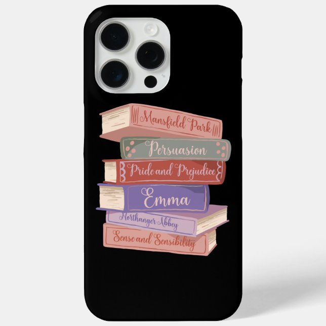 Funda De Case-Mate Para iPhone Novelas de Jane Austen V (Reverso )